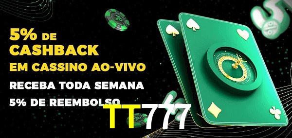 Promoções do cassino ao Vivo TT777